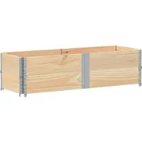 vidaXL Plantenbak 150x50 cm massief grenenhout