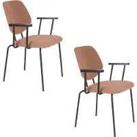 White Label Eetkamerstoel Zelo Armchair Pink