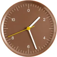 HAY - Wandklok - W26,5 cm - Bruin