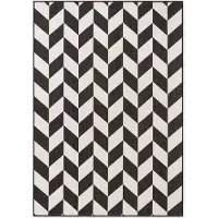 Ted Baker haringey buitenkleed zwart wit- 120x170 cm