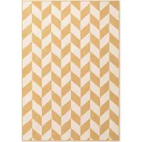 Ted Baker Vloerkleed Terrick Rechthoekig - Oker Wit 200 x 300 cm