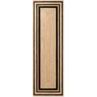 Home Collection Vloerkleed Looma Rechthoekig - Natuur Goud Zwart 70 x