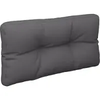 vidaXL Palletkussen 80x40x12 cm stof antracietkleurig