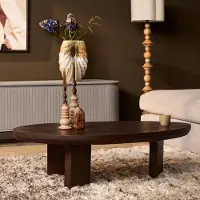 Starfurn - Salontafel Zillah - Bruin - 70x130x35 cm