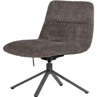 Woood Soren Draaifauteuil Verstelbaar - Wollig - Bruin - 82x73x62