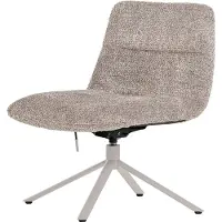 Woood Soren Draaifauteuil Verstelbaar - Wollig - Grijs - 82x73x62