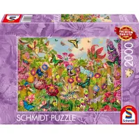Schmidt - Legpuzzel - Prachtige vlindertuin - Thomas Kinkade Studios - 2000 stukjes - Volwassenen - vanaf 14 jaar