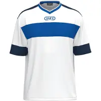 Jako Club 92 Shirt Korte Mouw Heren - Wit / Royal / Marine | Maat: XL