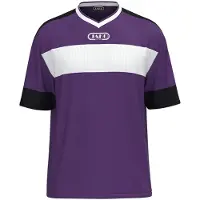 Jako Club 92 Shirt Korte Mouw Heren - Paars / Wit / Zwart | Maat: XL