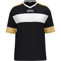 Jako Club 92 Shirt Korte Mouw Heren - Zwart / Wit / Goud | Maat: M