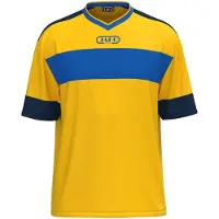 Jako Club 92 Shirt Korte Mouw Heren - Geel / Royal / Navy | Maat: S