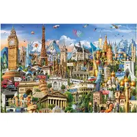 Educa - Puzzel - Europa symbolen - 1000 stukjes - miniatuur puzzel - Legpuzzel