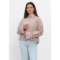 Beaumont Dames Blouses Bel Blouse - Bruin - Maat 44