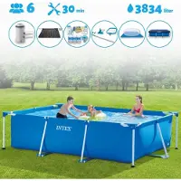 Intex Rechthoekig zwembad - 300x200x75 cm - 7-delig - SCB97