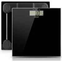 Haeger Personenweegschaal - Inclusief Batterijen - Digitaal - Tot 180 kg - Weegschaal - Zwart