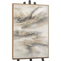 YS Canvas schilderij handgeschilderd cloudy melody abstract – -Art Gallery – Luxe wanddecoratie voor woonkamer – Modern schilderij voor slaapkamer en hal