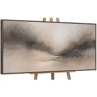 YS Canvas schilderij handgeschilderd misty morning abstract – -Art Gallery – Luxe wanddecoratie voor woonkamer – Modern schilderij voor slaapkamer en hal