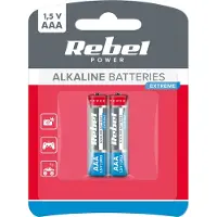 Rebel Extreme - Alkaline Batterijen - AAA - 2 stuks - Verbeterde Prestaties