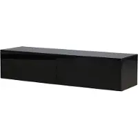 Venture Home Fristad TV-meubel 2 lades wandgemonteerd zwart.