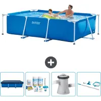 Intex Rechthoekig zwembad - 260x160x65 cm - 5-delig - SCB7