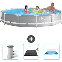 Intex Prism Frame Zwembad, rond - 366x76 cm - 4-delig, model SCB79