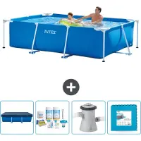Intex Rechthoekig zwembad - 260x160x65 cm - 5-delig - SCB2