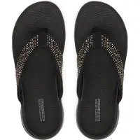 SKECHERS 140184 Go Walk Flex Sandal Teenslippers | Maat 39 Dames Zwart