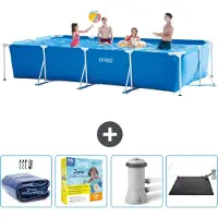 Intex Rechthoekig framezwembad - 450x220x84 cm - 5-delig - SCB11
