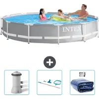 Intex Prism Frame Zwembad, rond - 366x76 cm - 4-delig, model SCB81