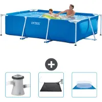 Intex Rechthoekig zwembad - 260x160x65 cm - 4-delig - SCB79