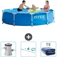 Intex Framezwembad, rond - 305x76 cm - 4-delig, model SCB81