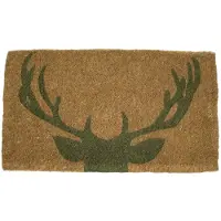 Mars & More kokosmat handgeweven hert groen 75cm