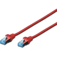 Digitus Patchkabel, Cat. 5e, SF/UTP, 2,0 meter, rood