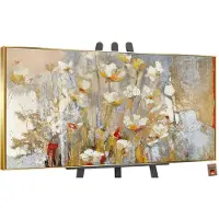 YS Canvas schilderij groot handgeschilderd lentegeur lente natuur – -Art Gallery – Frisse wanddecoratie voor woonkamer – Modern schilderij voor slaapkamer en hal