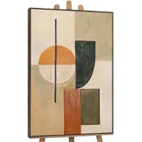 YS Canvas schilderij handgeschilderd equilibrium abstract – -Art Gallery – Luxe wanddecoratie voor woonkamer – Modern schilderij voor slaapkamer en hal
