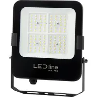 LED line - LED Breedstraler IP66 - Zwart PRIME - Schijnwerper 120 Graden - 50W 7000Lm - 4000K 840 Helder wit | 5 jaar garantie