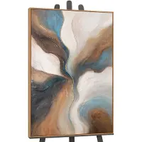 YS Canvas schilderij handgeschilderd passage of time abstract – -Art Gallery – Luxe wanddecoratie voor woonkamer – Modern schilderij voor slaapkamer en hal