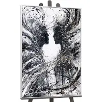 YS Canvas schilderij handgeschilderd branches of feelings abstract – -Art Gallery – Luxe wanddecoratie voor woonkamer – Modern schilderij voor slaapkamer en hal