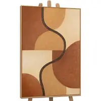 YS Canvas schilderij handgeschilderd intertwining forms abstract – -Art Gallery – Luxe wanddecoratie voor woonkamer – Modern schilderij voor slaapkamer en hal
