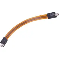 Cabletech - Ultra Dunne Antennekabel - F-Connector - 27cm - Raamdoorvoer