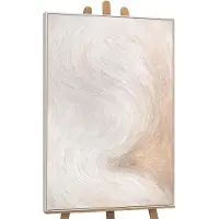 YS Canvas schilderij handgeschilderd flow of light abstract – -Art Gallery – Luxe wanddecoratie voor woonkamer – Modern schilderij voor slaapkamer en hal