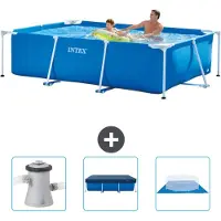 Intex Rechthoekig zwembad - 260x160x65 cm - 4-delig - SCB76