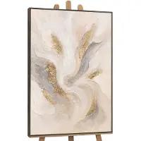 YS Canvas schilderij handgeschilderd radiant streams abstract – -Art Gallery – Luxe wanddecoratie voor woonkamer – Modern schilderij voor slaapkamer en hal