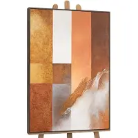 YS Canvas schilderij handgeschilderd harmony of forms abstract – -Art Gallery – Luxe wanddecoratie voor woonkamer – Modern schilderij voor slaapkamer en hal