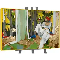 YS Canvas schilderij groot handgeschilderd inspiratie abstract levendig – -Art Gallery – Inspirerende wanddecoratie voor woonkamer – Modern schilderij voor kantoor en hal