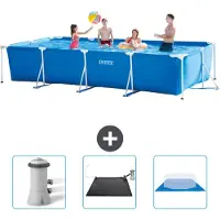 Intex Rechthoekig zwembad - 450x220x84 cm - 4-delig - SCB79