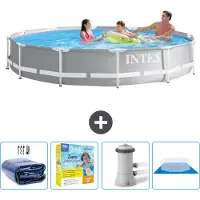 Intex Prism Frame Zwembad, rond - 366x76 cm - 5-delig, model SCB8