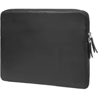 Trunk Leather MacBook Pro 16 Inch Sleeve Zwart