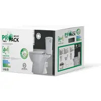 Boss & Wessing Duoblok Toilet BWS Amora Randloos Met Zitting Softclose Glans wit (PK / Vloeruitlaat)