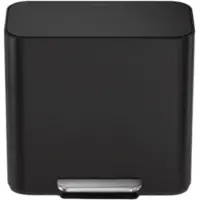 Simplehuman Prullenbak Mini Recycler Matzwart 7,5+7,5L